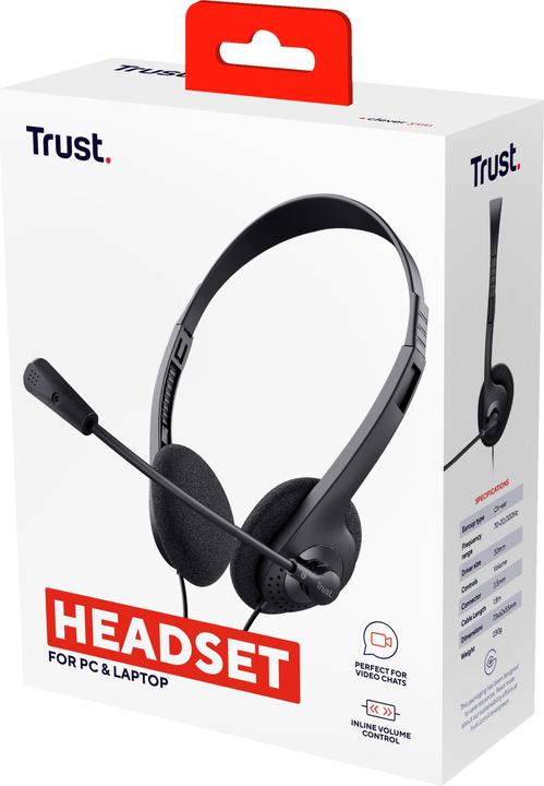 Produktbild Trust Headphones Basics (Kabelgebunden)