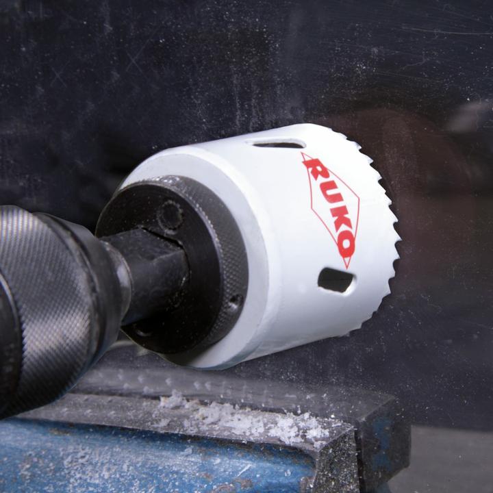 Actual product image Ruko Hole saw Saw-Ø 127 mm Cutting depth 38 mm Fine toothing HSSE-Co8-Bi-Metal (127 millimetres)