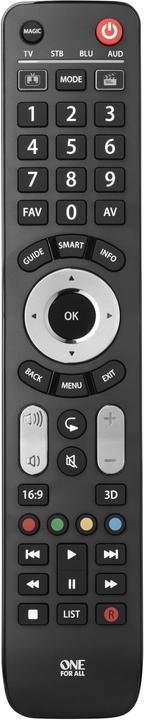 Produktbild One for All Evolve 4 (Universal Fernbedienung, Infrarot)