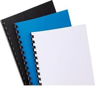 Actual product image GBC LeatherGrain - cardboard A4 100 pcs - royal blue