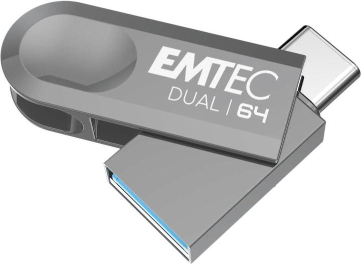 Image du produit Emtec USB3.2 Type-C Dual D280 64GB (64 Go, USB-C)