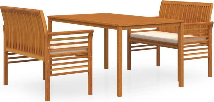 Produktbild vidaXL Garten Essgruppe (90 x 150 x 74 cm)