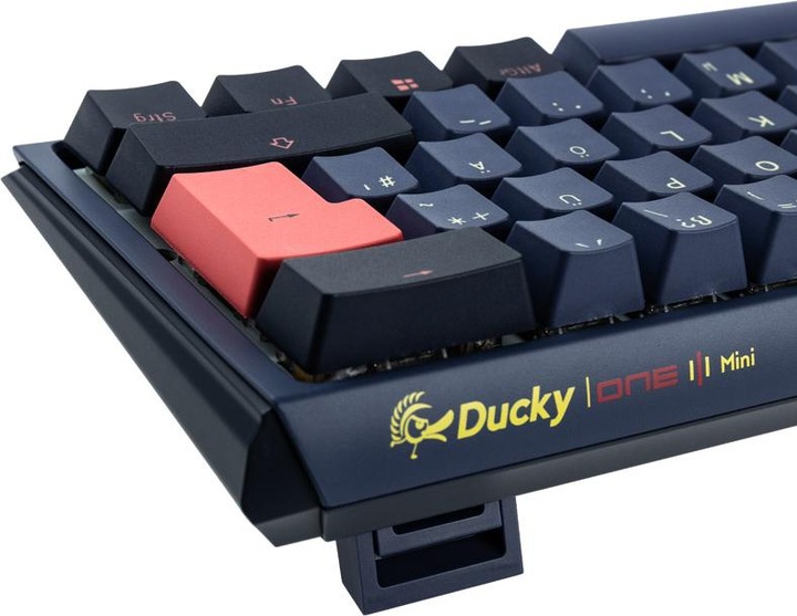 Image du produit Ducky One 3 Cosmic Blue Mini Gaming Keyboard, RGB LED - MX-Red (DE, Filaire)