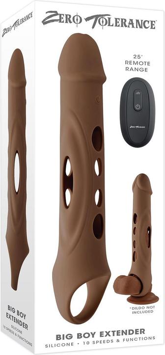 Produktbild Zero Tolerance Big Boy Extender Light Vibrator Brown 26,8 cm