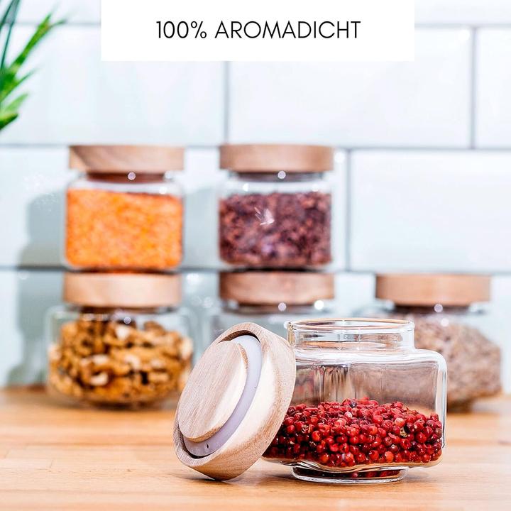 Produktbild Econovo Gewürzgläser-Set (0.22 l)