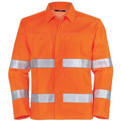 Uvex Safety, Arbeitsjacke, Arbeitsjacke uvex protection flash orange, warnorange 52 (52)
