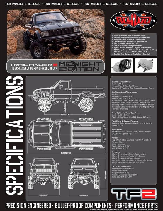Actual product image Rc4Wd Scale Crawler Trail Finder 2 Mojave II 1:10, RTR (RTR Ready-to-Run)