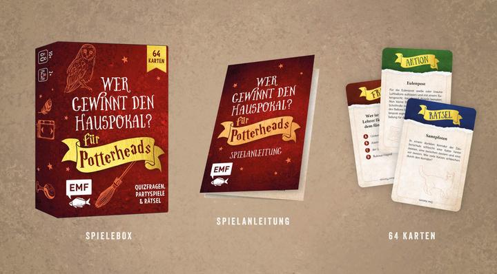 Immagine prodotto Scatola di carte: Chi vincerà la House Cup? Il party game per tutti i Potterhead (Tedesco)