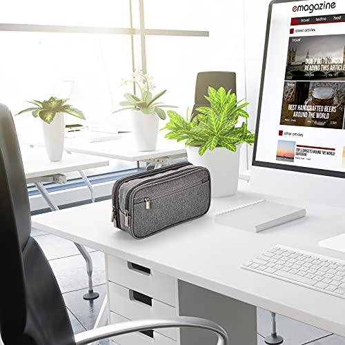 Produktbild Only-Bags.Store Federmäppchen, Grosse Kapazität Mäppchen mit 3 Fächern, Federtasche Teenager, Grosse Stifte Etui für