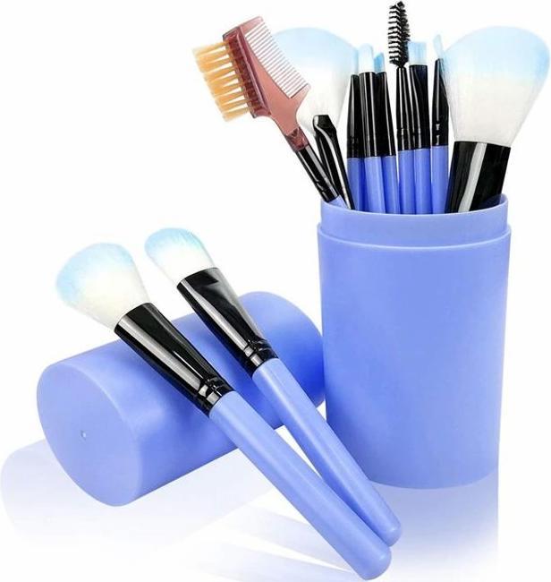 Actual product image MU Style Make up brush set with box (Set)