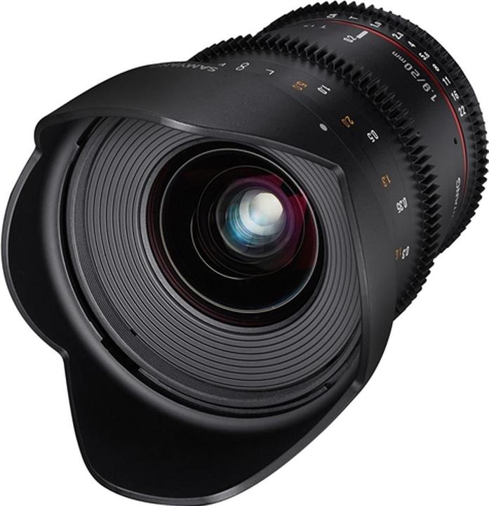 Actual product image Samyang 20mm T1.9 VDSLR Nikon (Nikon F, full size)