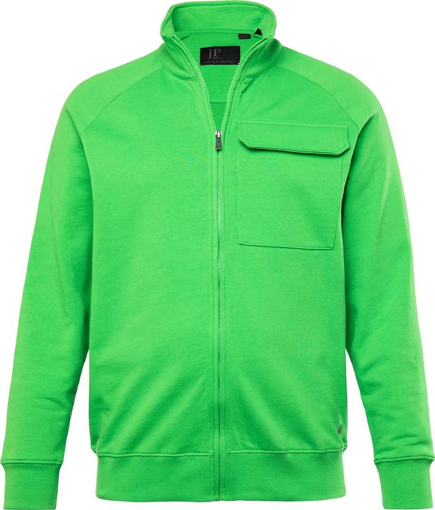 Produktbild JP1880 JP 1880 Sweatjacke, Waffelstruktur, Stehkragen (4XL)
