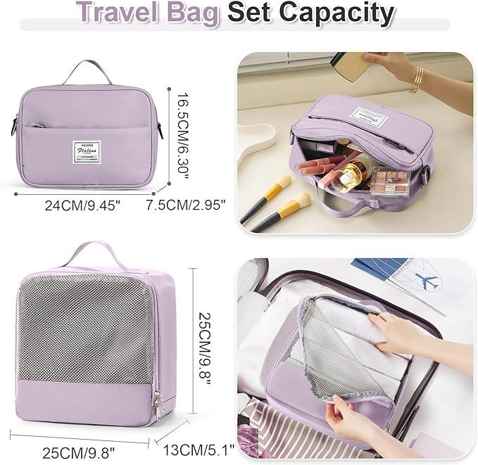 Produktbild Only-Bags.Store 3pcs Reisen mit einem grossen Carry-on Tasche, eine Sport-Tasche, und eine wasserdichte Gepäck