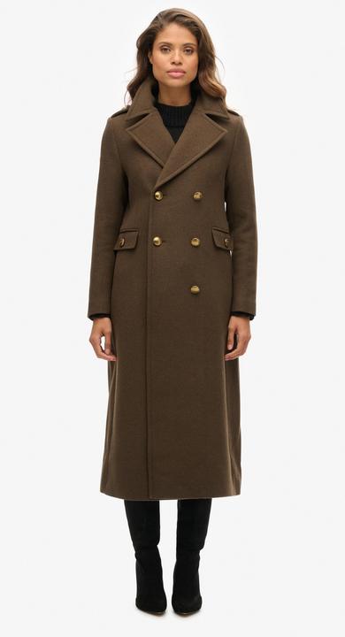 Actual product image Superdry Double Breasted Wool Blend Coat