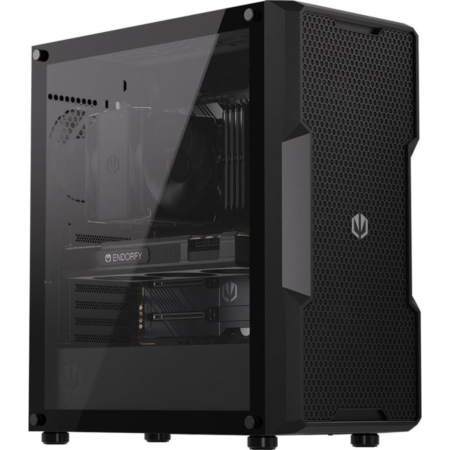 Thumbnail - Endorfy Regnum 400 Air EY2A008 (ATX, Mini-ITX), PC Gehäuse, Schwarz