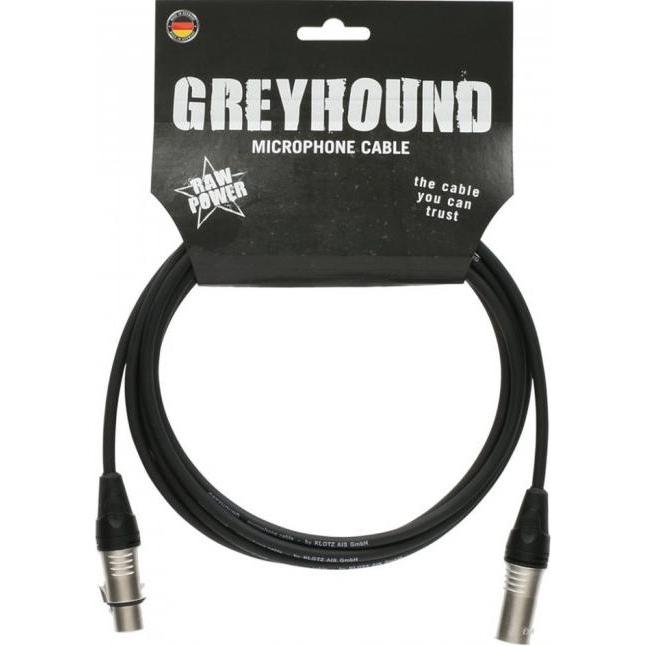 Thumbnail - Klotz GRG1FM01.0 GREYHOUND (10 m), Audio Kabel