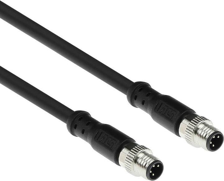 Produktbild ACT Industrial 5.00 meters Sensor cable M8A 4-pin male to M8A 4-pin male, Ultraflex Xtreme TPE cable, sh