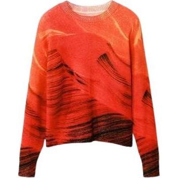 Desigual, Pullover, Vaughan, Orange, (XXL)