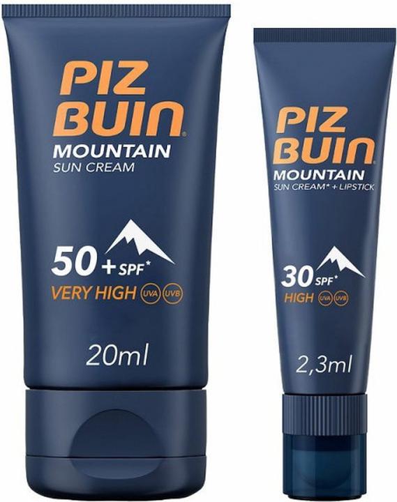 Image du produit Piz Buin montagne (Stick solaire, Crème solaire, SPF 50+, 20 ml, 36 g)