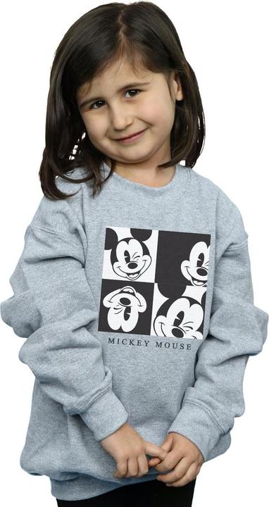 Actual product image Disney Girls Mickey Mouse Wink Sweatshirt (152, 158)