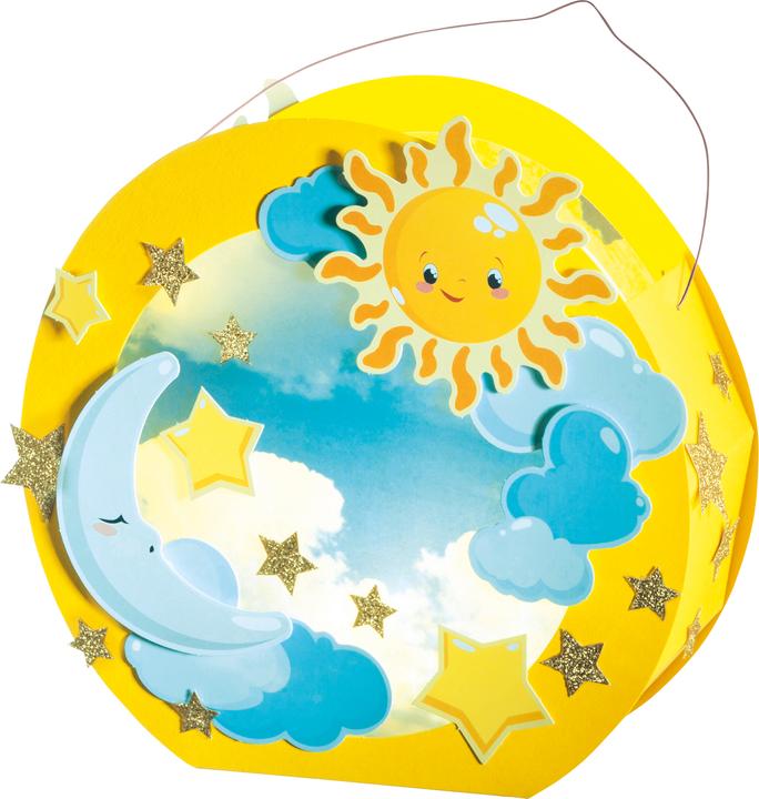 Actual product image Folia Paper lantern craft set sun, moon, stars