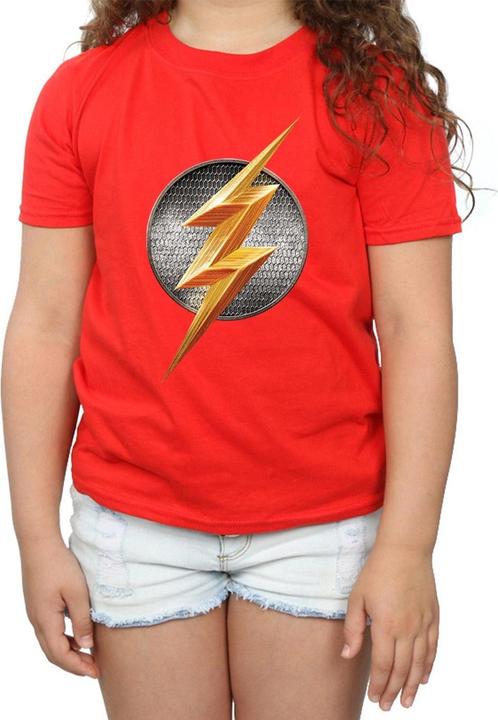 Produktbild Justice League Movie Flash Emblem TShirt Mädchen (128)