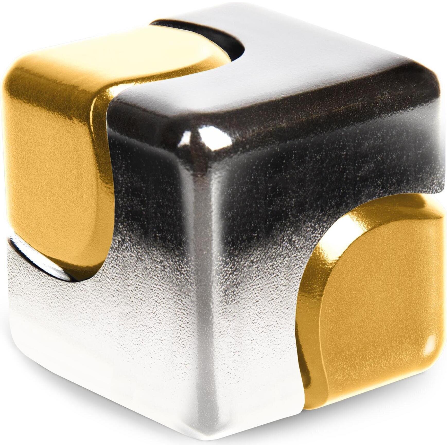 Bopster - Fidget Spinner Cube - Silver & Gold