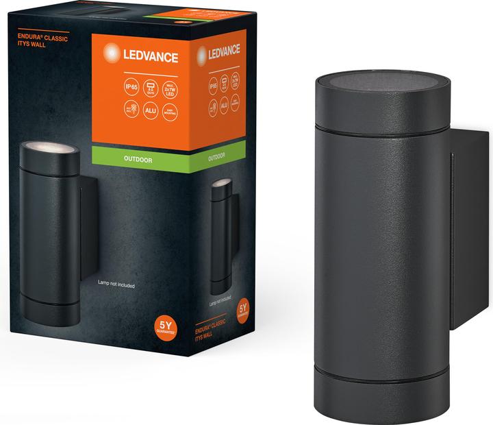 Produktbild Ledvance Endura Classic IP65 GU10 Itys Wall Dark Gray (GU10, IP65)