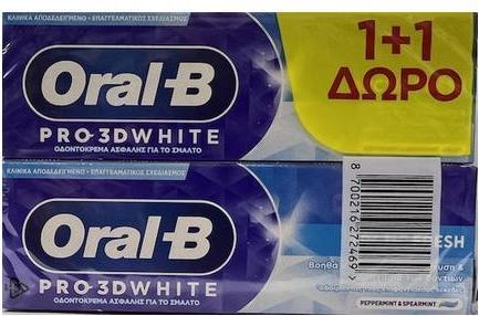 Oral-B 3D White Arctic Fluoride (150 ml)