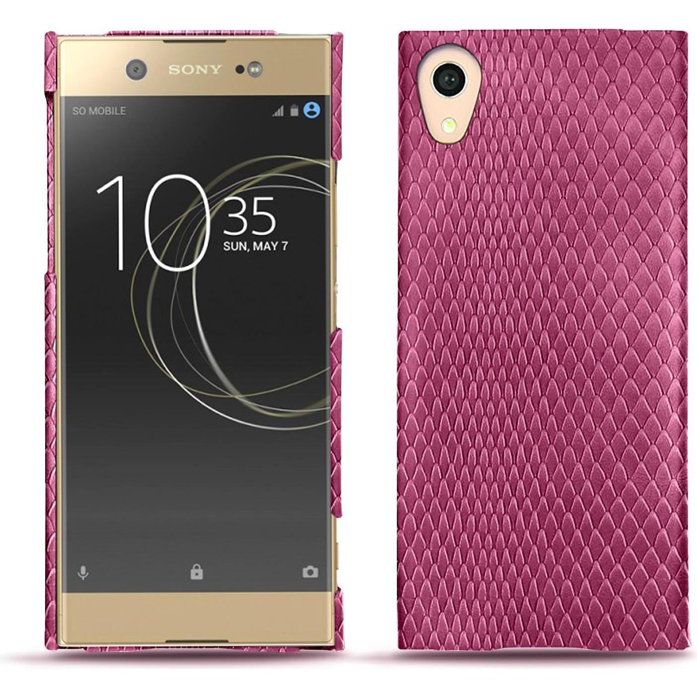 Noreve Lederschutzhülle (Sony Xperia XA1 Ultra), Smartphone Hülle, Rosa