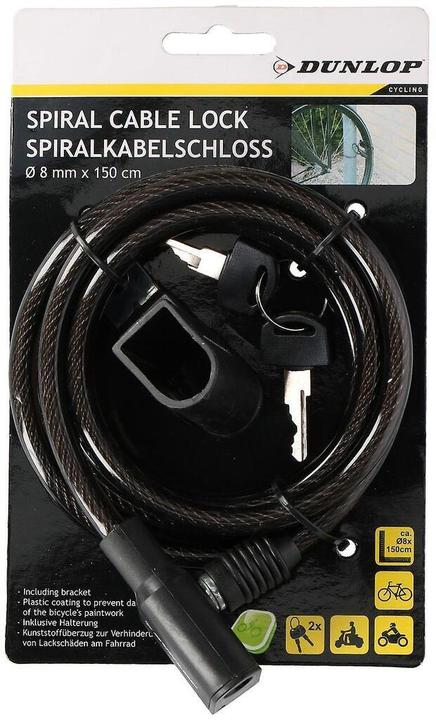 Produktbild Dunlop Spiralkabelschloss (150 cm)