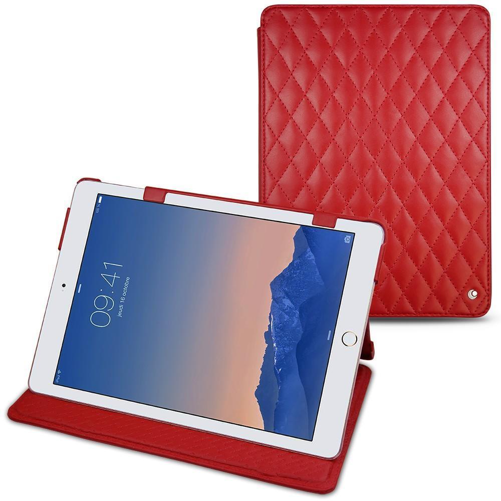 Noreve Lederschutzhülle horizontal (iPad Air 2), Tablet Hülle, Rot