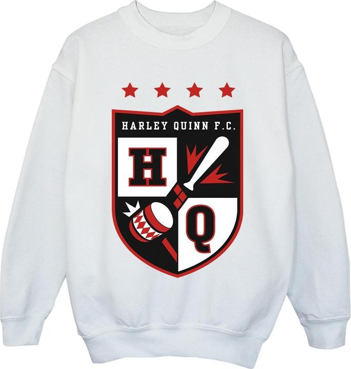 Actual product image Justice League Girls Harley Quinn FC Pocket Sweatshirt (140, 146)