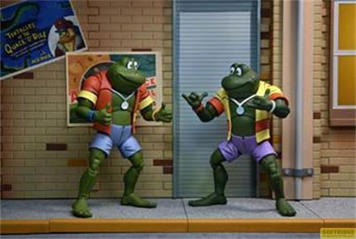 Produktbild Neca Les Tortues ninja pack 2 figurines Napoleon & Atilla Frog 18 cm