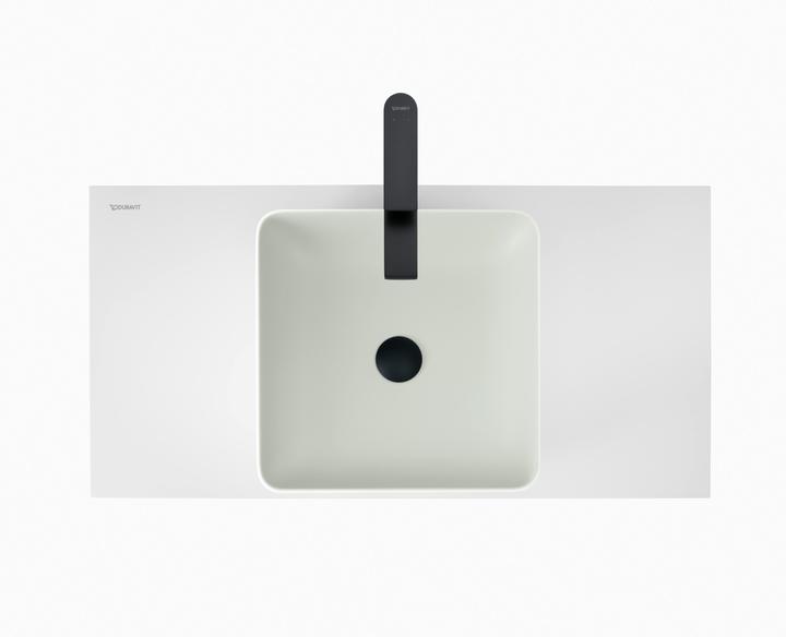 Immagine prodotto Duravit Lavabo da appoggio Sivida, angolare, 400x400mm, senza foro per rubinetto, senza sfioratore (400 mm, 400 mm)