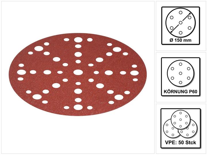 Produktbild Festool Schleifscheibe STF D150/48 P60 RU2/50 (P60)