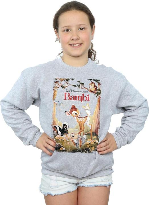 Produktbild Disney Bambi Retro Poster Sweatshirt Mädchen (152, 158)