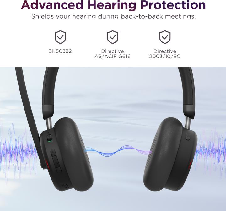 Produktbild Lenovo Dual-Mode Wireless ANC-Headset (Kabellos, USB-C, Microsoft Teams)