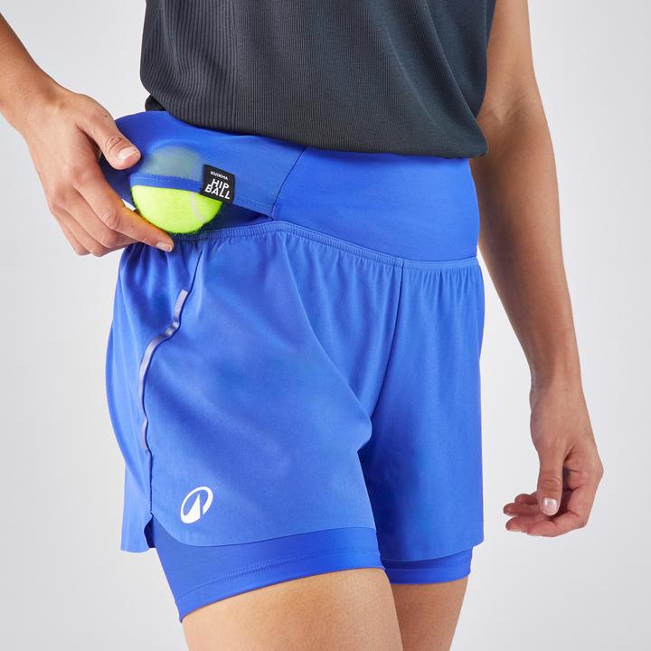 Immagine prodotto Artengo Damen Tennisshorts - TSH Dry Hip Ball blau (XL)