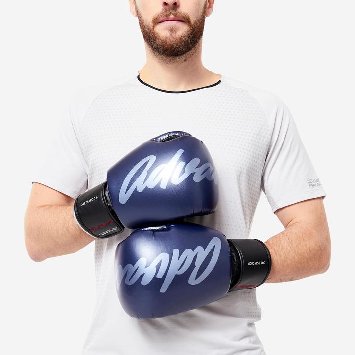 Image du produit Outshock Gants de kickboxing - bleu (14 OZ)