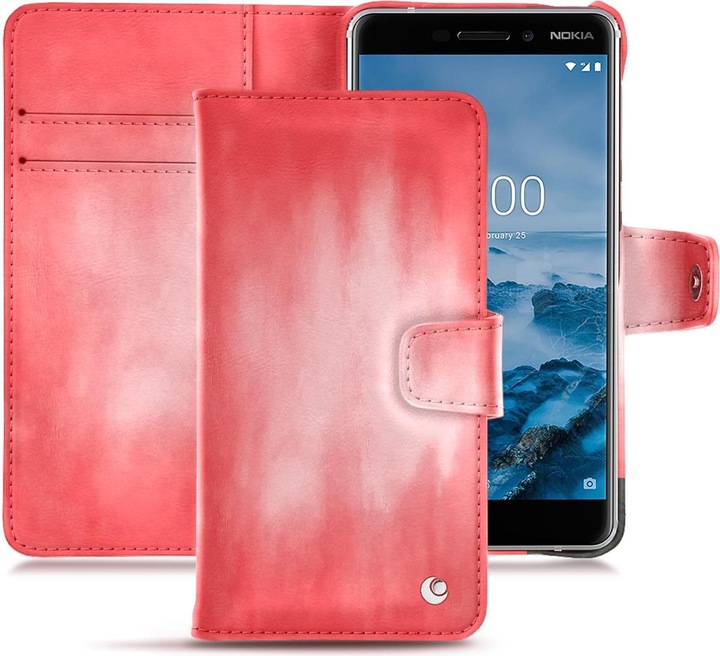 Produktbild Noreve Lederschutzhülle Wallet (Nokia 6 (2018))