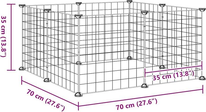 Image du produit vidaXL Haustierkäfig