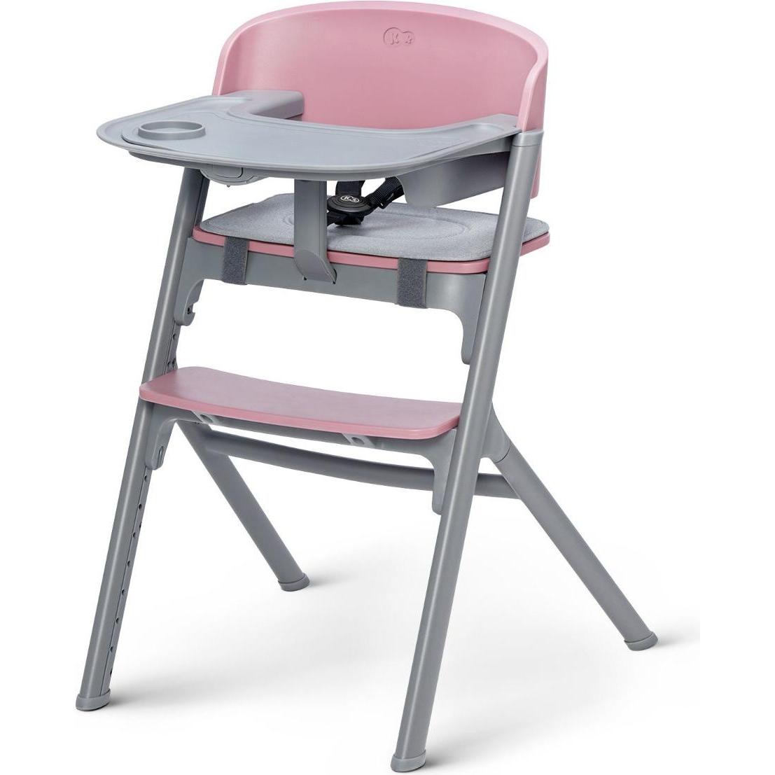 KinderKraft, Seggiolone, High chair LIVY pink (Seggiolone)