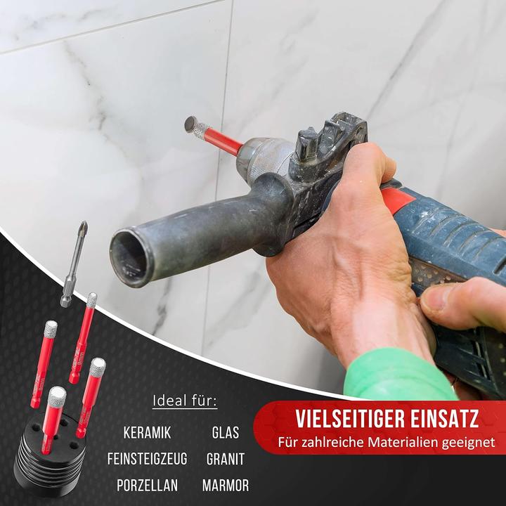 Actual product image KSP-Tec Tile drill bit set (12 millimetres)
