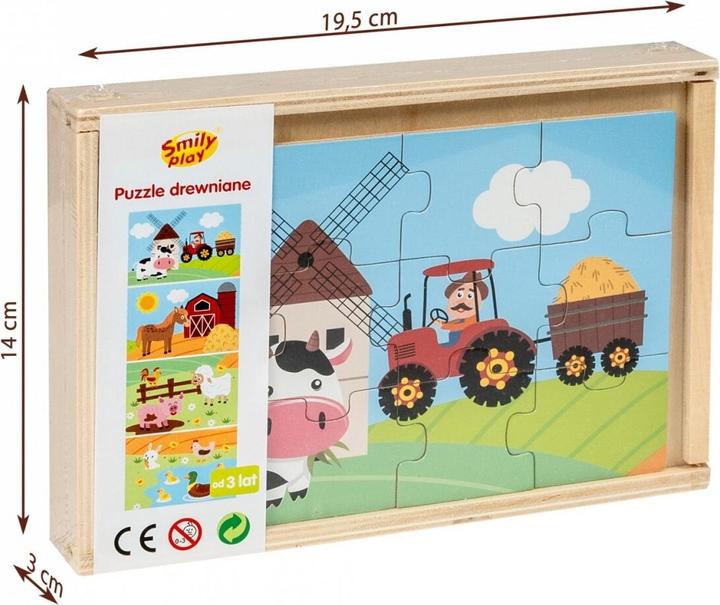 Immagine prodotto Smily Holzpuzzle 4 Bilder