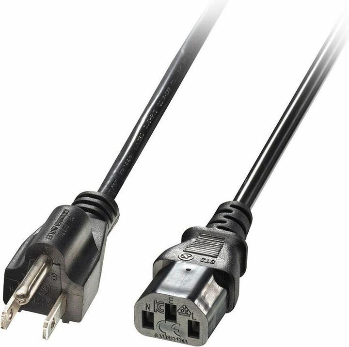 Lindy US 3-pins naar C13 netkabel (2 m)