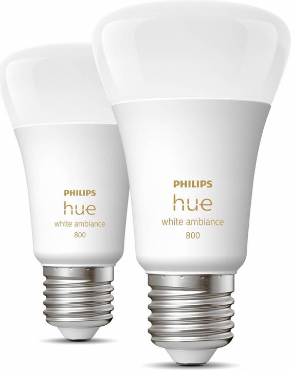 Immagine prodotto Philips Hue Tonalità Bianco Ambiente BT (E27, 9 W, 806 lm, 2 x, F)