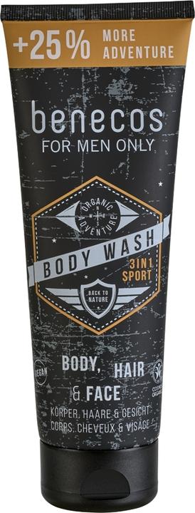 Actual product image Benecos For Men 3in1 Body Wash Spor (250 ml)
