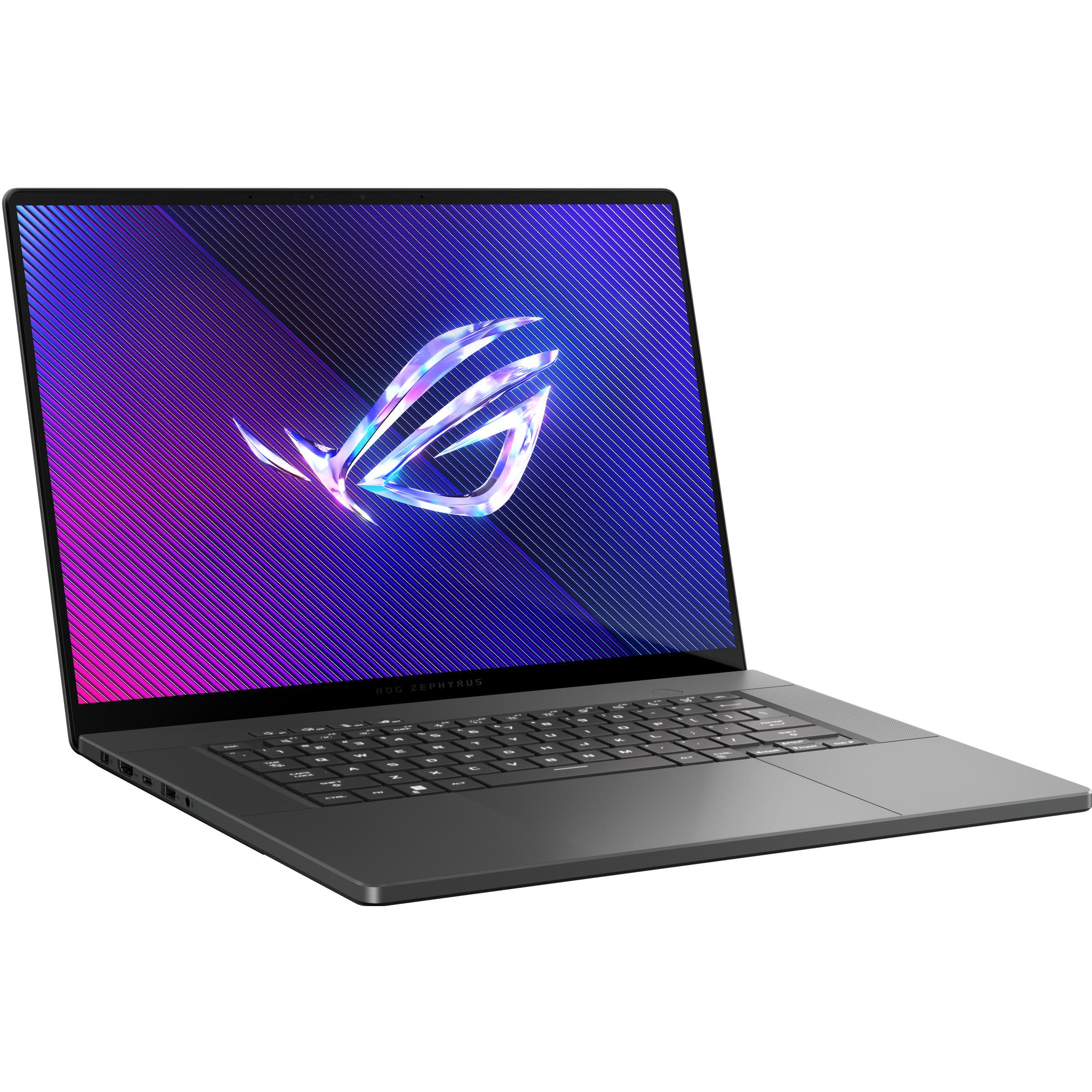 ASUS ROG Zephyrus 16 RTX 4070 (16", 1000 GB, 16 GB, DE, Intel Core Ultra 7 155H), Notebook, Grau
