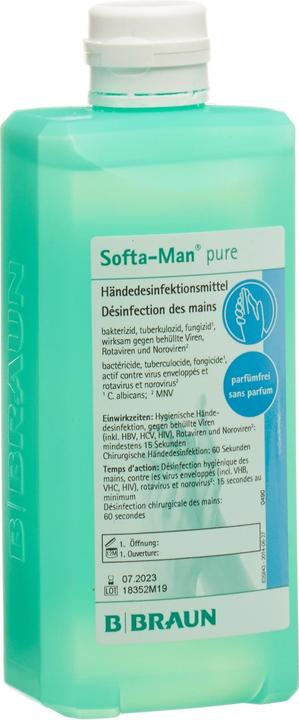 Immagine prodotto B.Braun disinfezione delle mani pura alcolica senza profumo (500 ml)